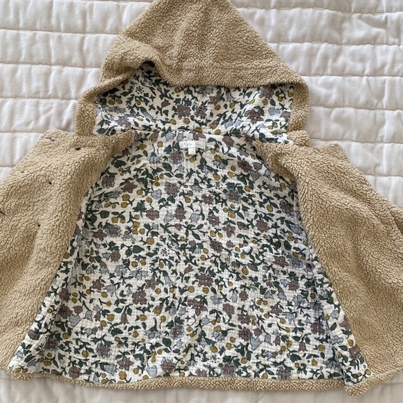 Rylee and Cru Tan Sherpa Jacket 2-3 - Picture 5 of 6